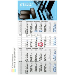4-Monatskalender Budget 4 Bestseller (Einblatt)