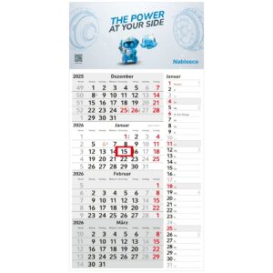 4-Monatskalender Konzept 4 Post Bestseller (Einblatt)