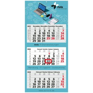 3-Monatskalender Maxi Light 3 Bestseller (Mehrblock)