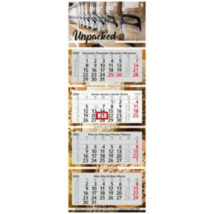 4-Monatskalender Profil 4 Recycling (Mehrblock)