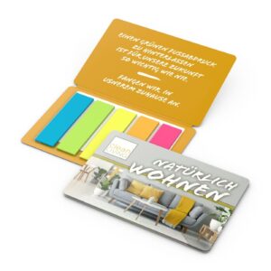 Haftmarker-Set Multi-Card Papiermarker Recycling, mikroperforierter Umschlag