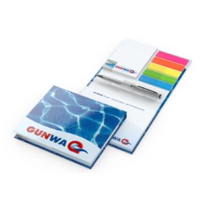 Haftnotiz-Set Amsterdam A Bookcover mit Mini-Kugelschreiber