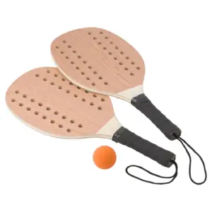 Tennisset aus Rosenholz Sergio