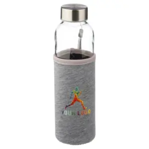 Glasflasche (500ml) mit einem Neoprenhülle Nika