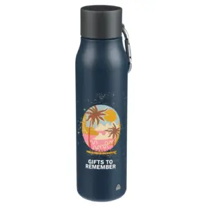 Doppelwandige Trinkflasche aus recyceltem Edelstahl (600 ml) Cassian