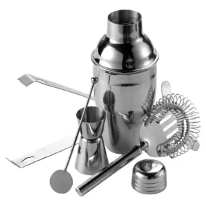 Cocktailshaker-Set aus Edelstahl Natalina