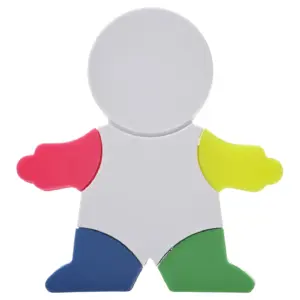 Textmarkerin Figur-Form aus Kunststoff Ella