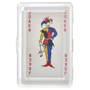 Kartenspiel in transparenter PET Box Victoria