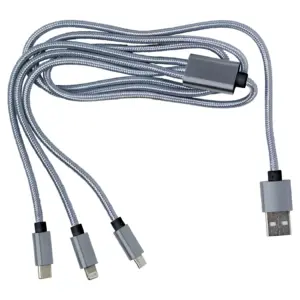 3-in-1 Ladekabel aus Nylon Felix