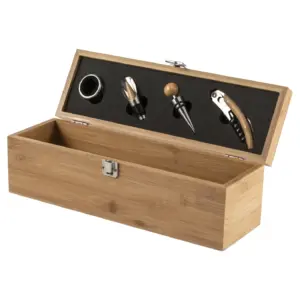 Weinset und Geschenkbox aus Bambus Gareth
