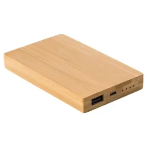 Powerbank aus Bambus Ruby