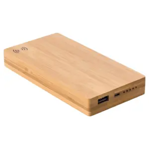 Powerbank aus Bambus Walter