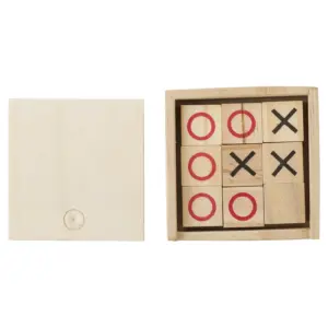 Hölzernes Tic Tac Toe-Spiel Alessio