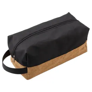Kulturtasche aus Polyester und Kork Lynn