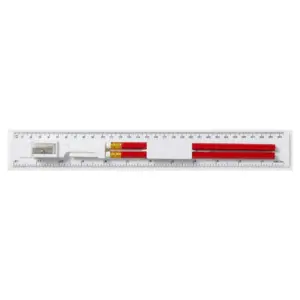 Lineal-Set aus Kunststoff Pascale