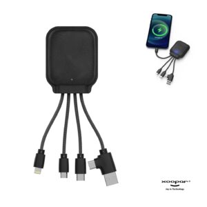 4001 | Xoopar Iné Gamma NFC Powerbank with Charging cables 3000mAh