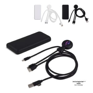 3199 | Xoopar Mr. Bio Powerbank and Cable pack 7000mAh