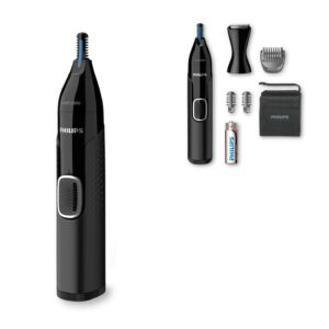 NT5650|Philips Nasen-, Ohren- und Augenbrauentrimmer mit 5 Zubehörteilen