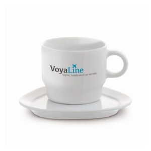 Tasse Dreieck Teller Satellite 180ml