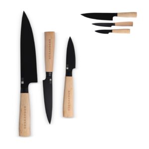 InSideOut 3 Stück Essential Messer Set Ravn
