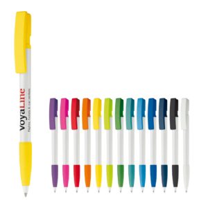 Kugelschreiber Nash Hardcolour mit Gummigriff