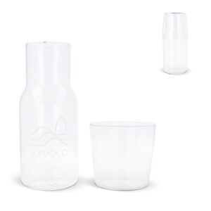 Karaffe 550ml und Trinkglas 250ml Set