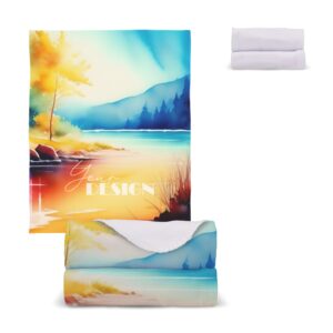 Polarfleece-Decke Sublimation 120x150 cm 190g/m2