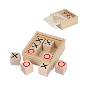 Tic Tac Toe Set in Holzkiste
