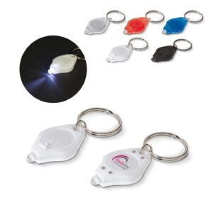 Schlüsselanhänger mit Mini-Taschenlampe