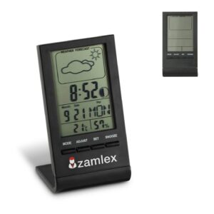 Elektronische Wetterstation Schwarz