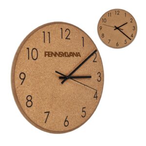 Wanduhr aus Kork