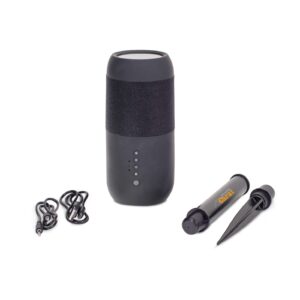 Wireless solar speaker torch 2x5W IPX6