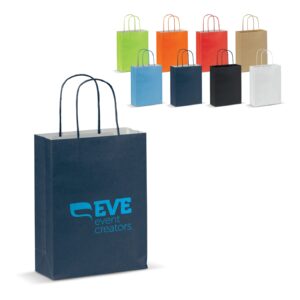 Kleine Papiertasche im Eco Look 120g/m2