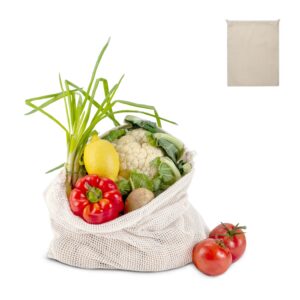Wiederverwendbare Lebensmitteltasche OEKO-TEX® Baumwolle 40x45cm