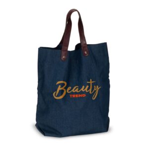 Einkaufstasche canvas Denim 310g/m2 42x13x43cm