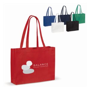 Tasche aus recycelter Baumwolle 140g/m2 49x14x37cm