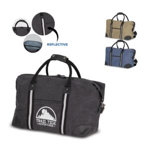Weekender-Tasche aus recyceltem Baumwoll-Canvas Harper