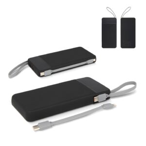 Ziara Powerbank with USB-C & Lightning Cable 10000mAh