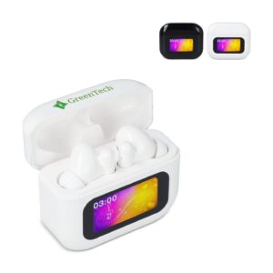 Kabellose ANC-Earbuds mit LCD-Touchscreen-Steuerung