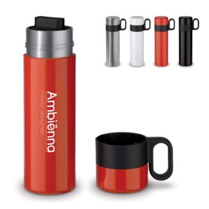 Isolierflasche mit Becher 500ml