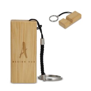Bambus Smartphonehalter Schlüsselanhänger