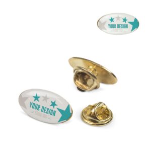 Metall Pin oval 20x12mm