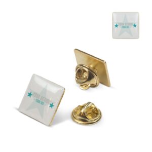 Metall Pin, quadratisch 15x15mm